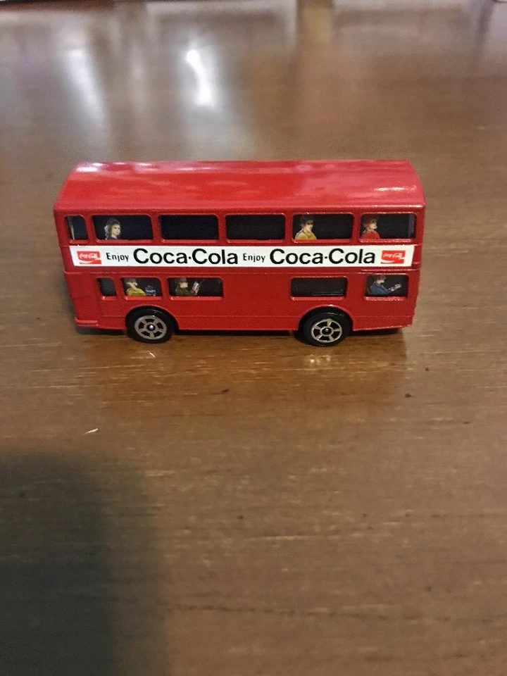 Corgi Juniors Daimler Fleetline London Double-Decker Bus Coke-Cola (Red 1:64) - Image 4 of 4