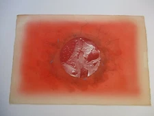 ERNEST POSEY DRAWING PAINTING 1970 ABSTRACT EXPRESSIONISM SURREALISM CALIFORNIA