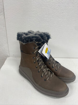 Merrell Women Tremblant Ezra Lace WP Ice+ Boulder Sz 7 Waterproof Boot #n3