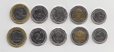 SIERRA LEONE: Coins Set 1, 5, 10, 25 and 50 Cents - 2022 - UNC condition