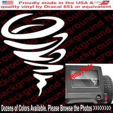 Tornado Vinyl Decal Die Cut Sticker Disaster Storm Strong Wind Chaser Fy133