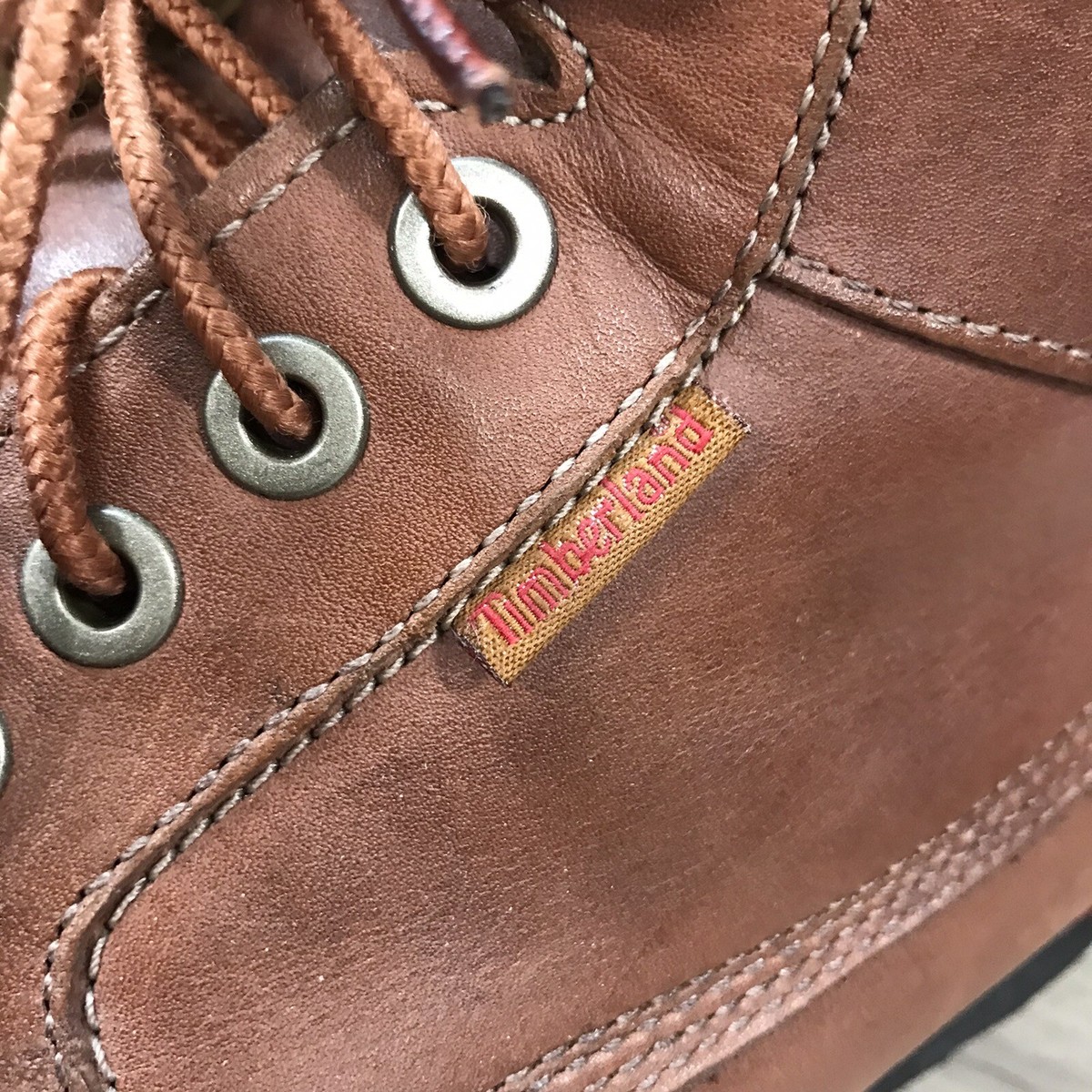 Timberland Premium Leather Boots New Market 1973 Moc Toe 9 Eye