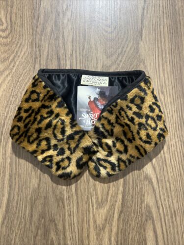 NWT kathleen for sweet herb faux fur neck shawl wrap cheetah print - Picture 1 of 9