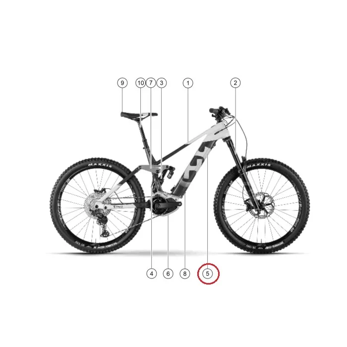 Cover Battery Hard Cross 8 hc8 2021 8109000440 Husqvarna E Bike eBay