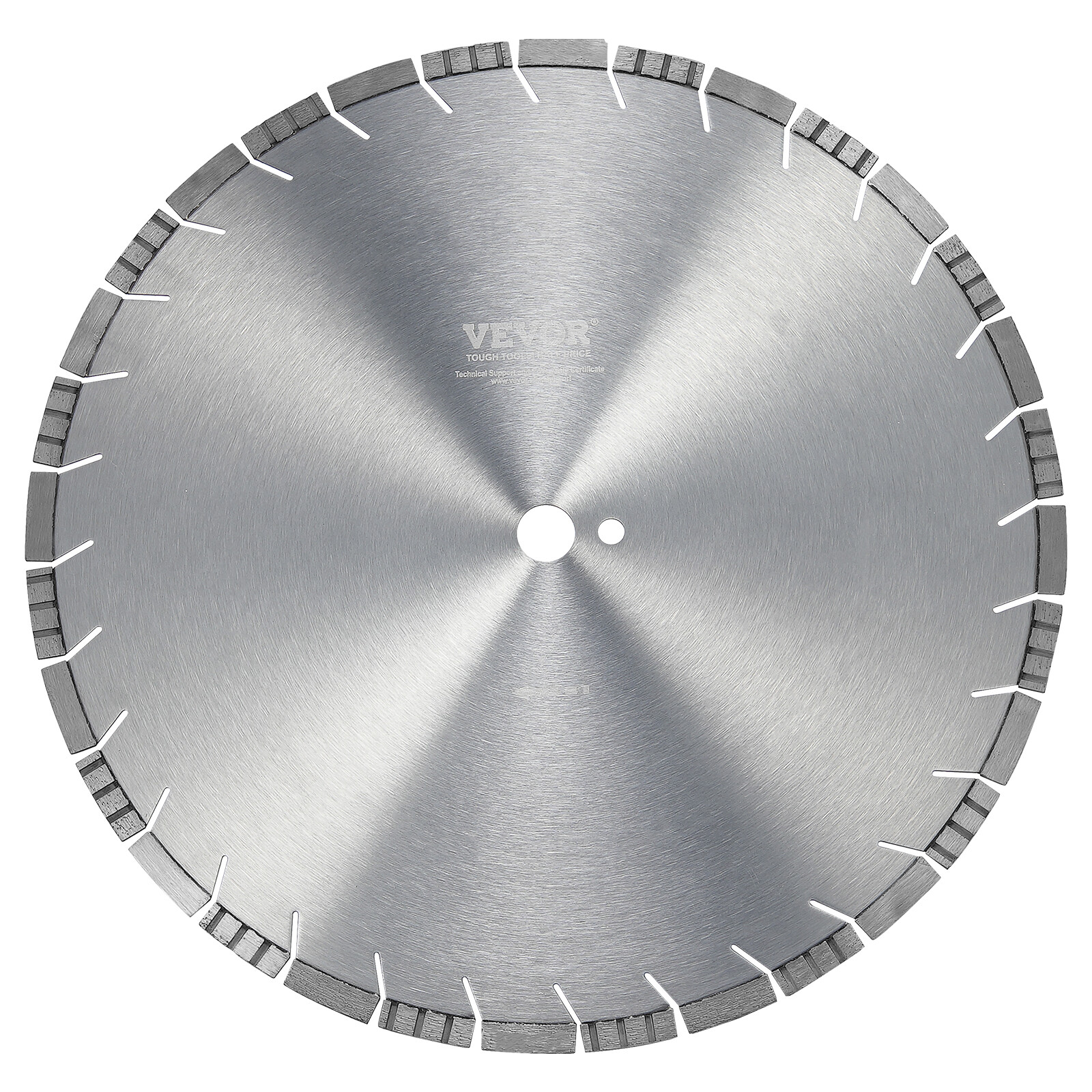 Disque à tronçonner diamanté 450mm VEVOR avec dents inclinées 12mm pour outil de scie à béton