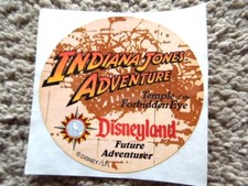 Original Disneyland Indiana Jones Adventure 1995 Future Adventurer 2 1/2