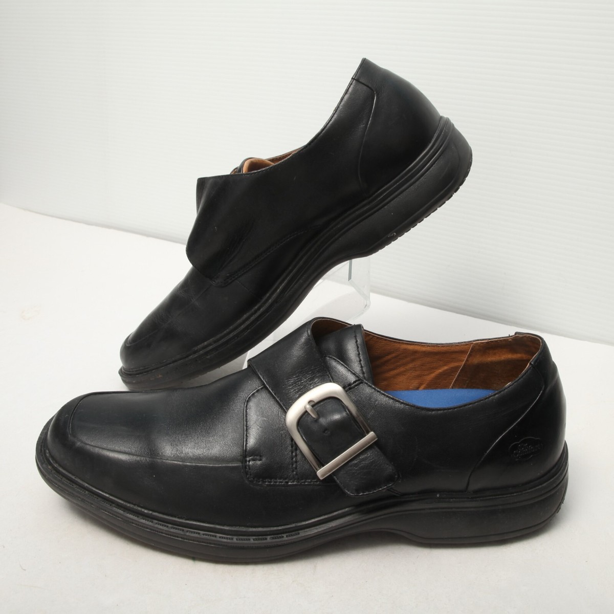 DR.COMFORT 8210 LEADER BLACK LEATHER CASUAL ADJUSTABLE STRAP MENS 10 Amazon.com: Dr. Comfort Men main image 3