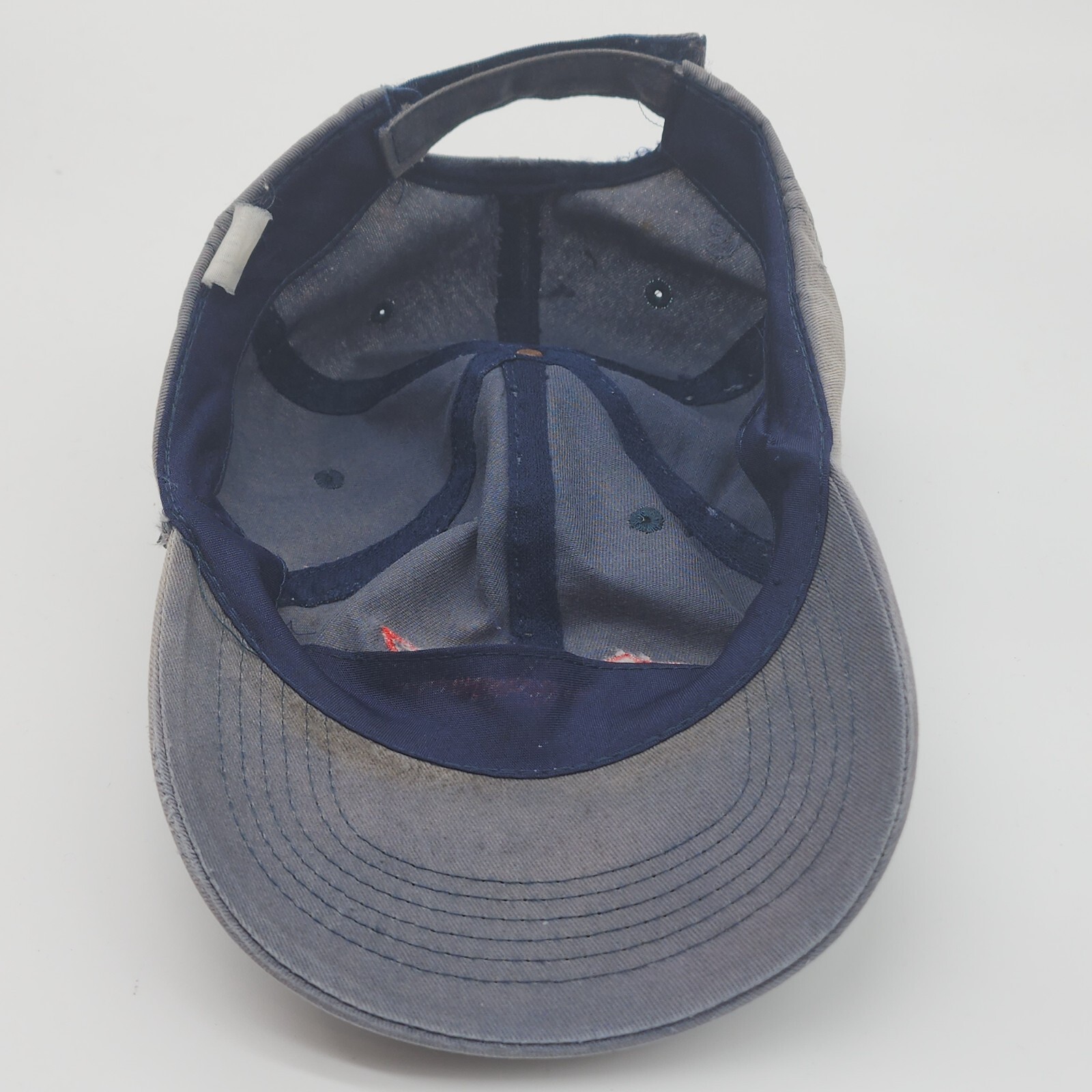 Budweiser Baseball Cap Hat Severe Distressed Adju… - image 2