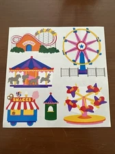 Mrs. Grossman’s CARNIVAL RIDES sticker Sheet. 1 Page Full 1 Page Partial + Other