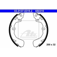 ATE Bremsbackensatz Bremsbacken Hinten FüR Suzuki Swift III MZ EZ Subaru Justy