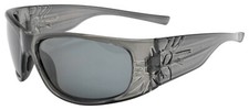 NEW Black Flys Sunglasses SONIC FLY 2 FLOATING POLARIZED CRYSTAL GREY SMOKE LENS