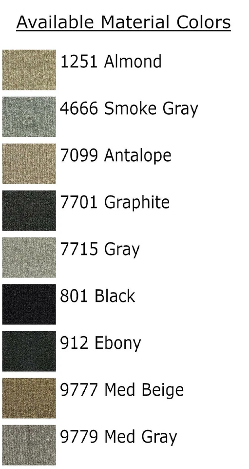 FITS 2002-2009 GMC Envoy Floor Mat 4pc Cutpile - Image 3 of 3