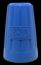 ID Wire Nut Durable Rubber Chew Toy  Treat Dispenser Blue Large