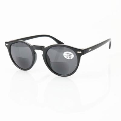 Tinted Bifocal Women Reading Glasses Men Classic Round Readers Trendy Sunglasses