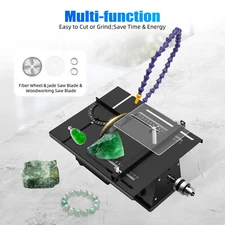 PortableTable Saw,Gem Jewelry Rock Polishing Tool,Jade Cutting Carving Machine