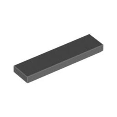 Lego Bricks 20x Dark Stone Grey 1x4 Tile Flat Thin Studless