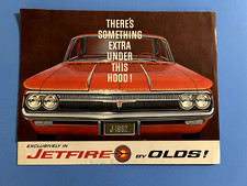 1962 Jetfire By Olds Original Sales Brochure Oldsmobile Cutlass Turbocharged