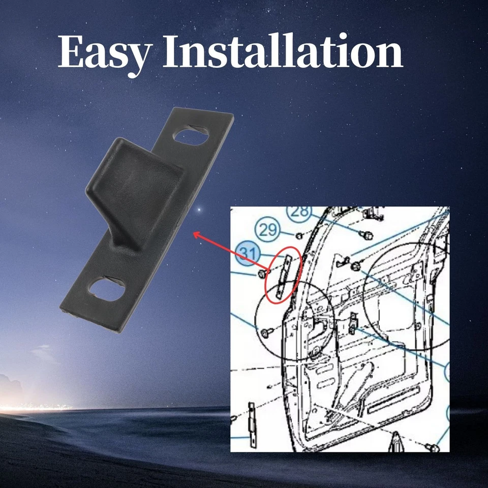 2x Estabilizador de puerta corredera para Chrysler Town & Country Dodge Grand Caravan  Foto 4 de 4