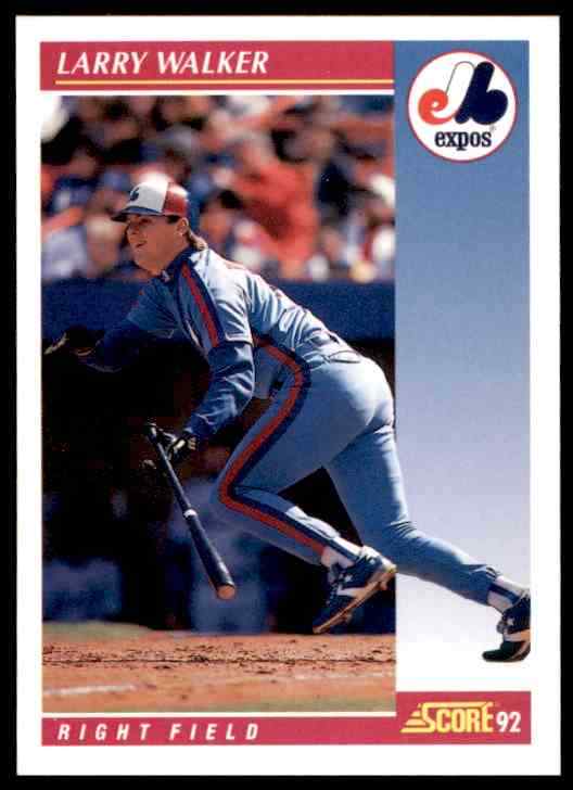 1992 Score Larry Walker #199