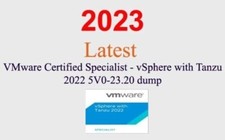 VMware Specialist-vSphere with Tanzu 5V0-23.20 Q A GUARANTEED 1 month update 