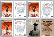 Cool Papa Bell 4 Card Lot - Negro Leagues Legend - HOF