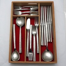 STUDIO Design Viners of Sheffield Stainless Steel 62 Piece Canteen of Cutlery