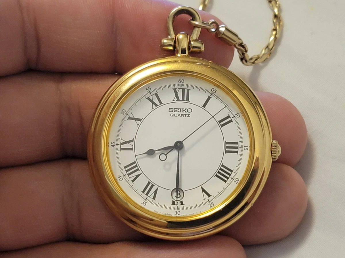 Seiko quartz hotsell pocket watch