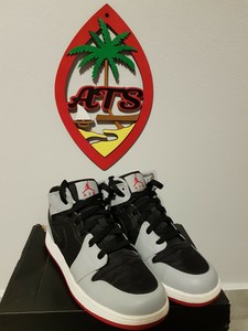 jordan 1 gym red wolf grey