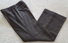 Classiques Entier - Brown  Black Soft Tweed - Work / Dress Pants sz 4 - EUC