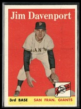 1958 Topps #413 Jim Davenport GD/VG