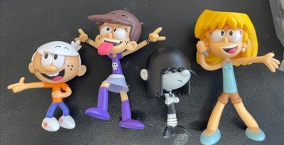 RARE Nickelodeon The Loud House PVC Figure Luna Loud, Plus 3 Others  Nicktoons