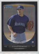 2013 Bowman Prospects Chrome Black Refractor 31/99 Stefen Romero #BCP106 t5p