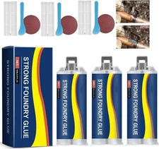 Strong Foundry Glue, High Temperature Resistant Casting Repair,Metal Repair Glue