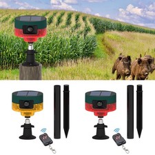 Solar Alarm LED Light Solar Strobe Light Wireless Motion Sensor Detector Outdoor