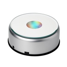 3.9in LED Rotating Display Stand Colorful Changing Illuminated Base 360 Degre...