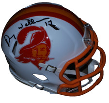 DOUG WILLIAMS signed (TAMPA BAY BUCCANEERS) mini football helmet BECKETT BW07937