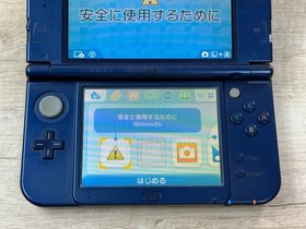 Nintendo New 3DS XL Metallic Blue Console With BOX Japan ver R3426