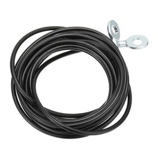 Fitness Pulley Cable Adjustable Cable Pulley System Replacement Black (C-5m)
