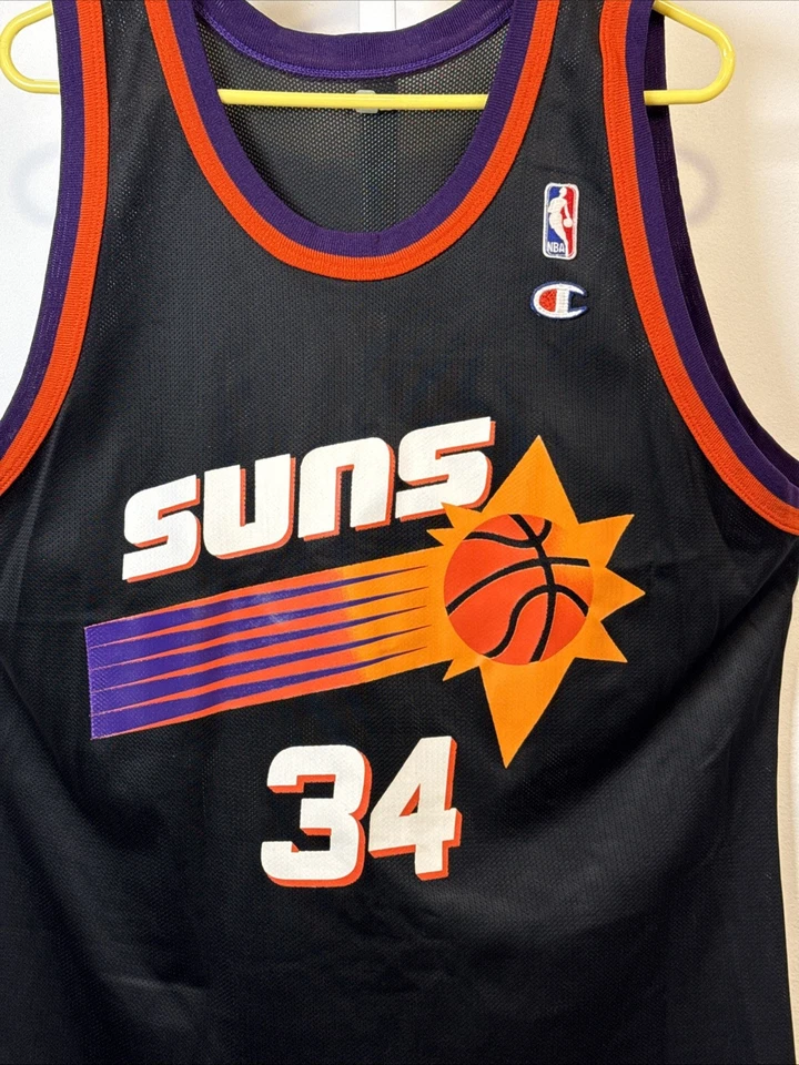 Camiseta De Colección Campeón Phoenix Suns Charles Barkley NBA Talla 48 Años 90 Excelente Estado Foto 3 de 4