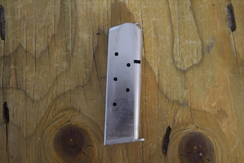 1911 .45 ACP Stainless Steel 7 Round Magazine Single Stack Pistol Mag Clip