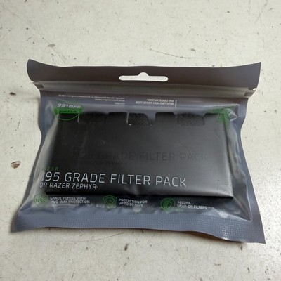 Razer Zephyr N95 Grade RC81-03870300-R3M1 Black Snap-On Filter Pack - NEW