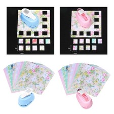 25 Pièces Perforatrice Machine à Papier Timbre Outil de Découpe Bordure pour