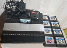 Atari 5200 4 Port Console, Cords, 9 Games - No Controller - Untested 