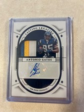 2023 Panini National Treasures Antonio Gates Lasting Legacies Patch Auto /5