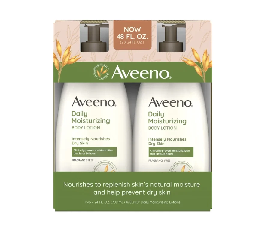 Aveeno Daily Moisture Lotion 24 fl oz, 2-pack - Image 3 of 3