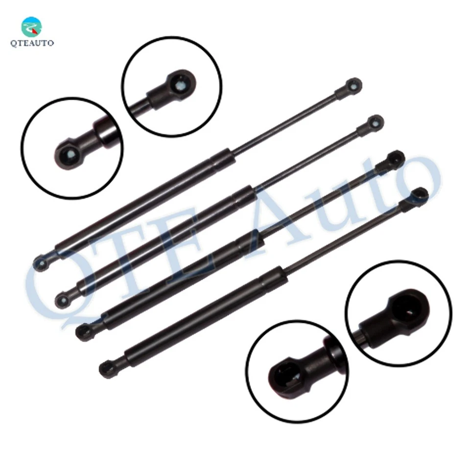 Juego de 4 soportes de elevación de tapa de maletero delantero-trasero para BMW 330I sedán 2001-2005 4 puertas Foto 2 de 4