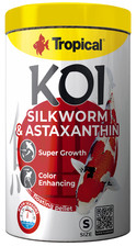Tropical Koi Silkworm & Astaxanthin Pellet Size "S" 1000ml/320g EXP 06/2026