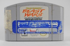 Transformers Beast Wars Transmetals for Nintendo 64 (N64) Game Cartridge Working