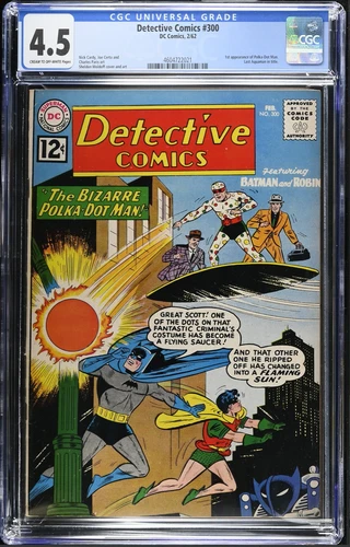 Detective Comics #300 ~ 2/1962 ~ CGC Grade 4.5, Cream to Off-White Pages ~
