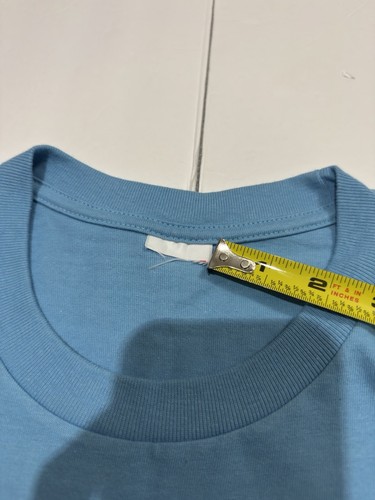 Supreme Paint Logo Spellout Graffiti Graphic T-Shirt Light Blue Men's Large USA - Photo 6/9